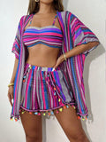 Conjunto de Biquíni 4 Peças Romana - Moda Verão 2026