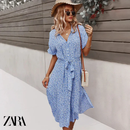 Vestido Midi Floral Ζаrа Moda Verão 2026 + Brinde Exclusivo