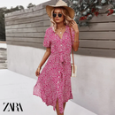 Vestido Midi Floral Ζаrа Moda Verão 2026 + Brinde Exclusivo