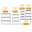 EcoFresh™ - Kit 24 Potes Herméticos + Brindes Exclusivos [ULTIMO DIA DE OFERTA] Victory 